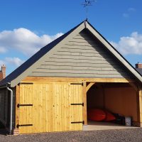 Hereford Oak Buildings Oak Framed Garage