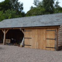 Hereford Oak Buildings Oak Framed Garage